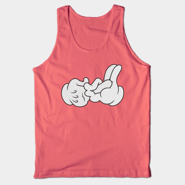 In & Out Cartoon Style Tank Top by TheSuperAbsurdist